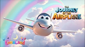The Journey of the Airplane ✈, nursery rhymes in English | Luna Land | (Official Music Video)