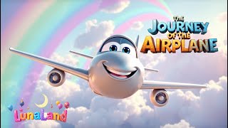 The Journey of the Airplane ✈, nursery rhymes in English | Luna Land |