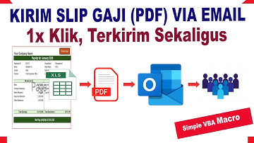 Cara Email Slip Gaji Sekaligus | VBA macro Excel