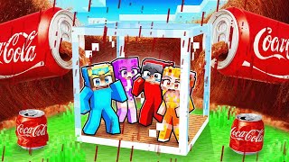 Download lagu Coca Cola Rain vs Doomsday Bunker in Minecraft!