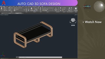 AutoCad Sofa Modelling Autocad 3d Sofa Making sofa by Autocad 3D AutoCAD 3D Tutorial