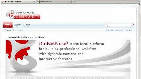 DotNetNuke Tutorial - The Search Engine SiteMap feature in DotNetNuke - part1/2 - Video #192