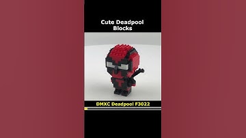 DMXC Deadpool F3022 Mini Blocks Preview #lego #brick #miniblock #nanoblock #block