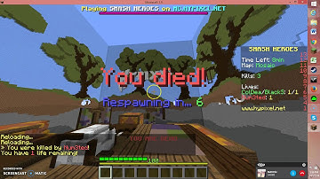 fly hacking on smash hero on hypixel