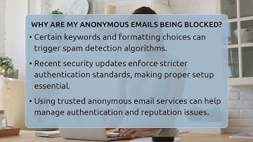 Why Are My Anonymous Emails Being Blocked? - TheEmailToolbox.com