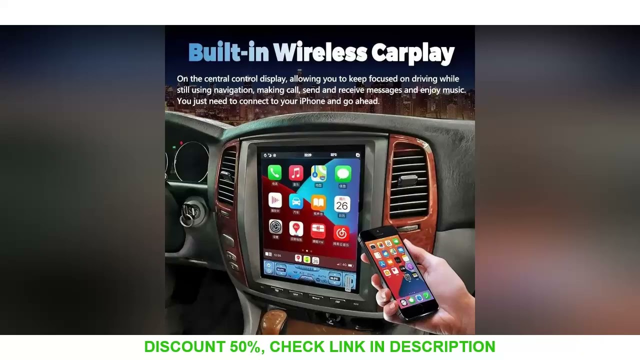 Car Radio Android TOUCH Screen For TOYOTA Land Cruiser LC100 For Lexus LX470 GPS Carplay Navigation