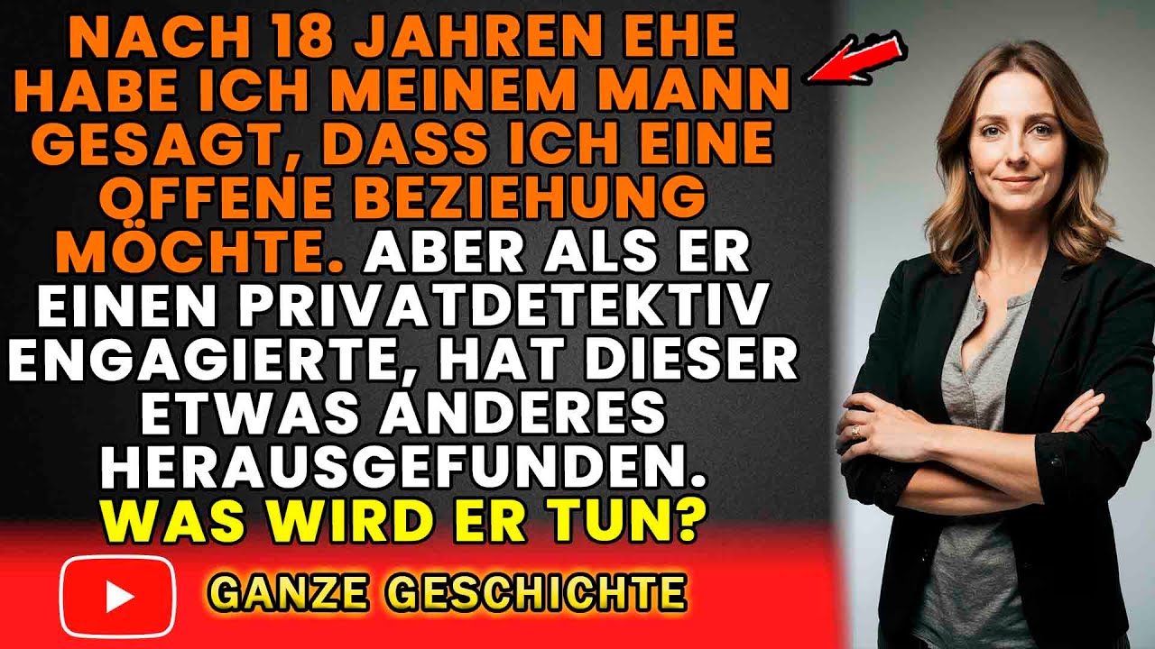 Nach 18 Jahren Ehe habe ich meinem Mann gesagt, dass ich eine offene Beziehung möchte.