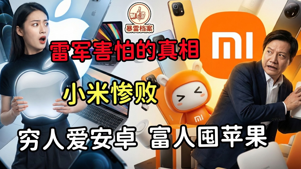 雷军最怕你看到的一期：小米华为再便宜，也干不过一台旧iPhone？苹果17是硬通货，国产机是工业废品？