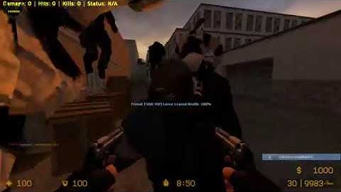 ZOMBIE ESCAPE MOD ON COUNTER-STRIKE: SOURCE, MAP: ZE_trainescape, CSS
