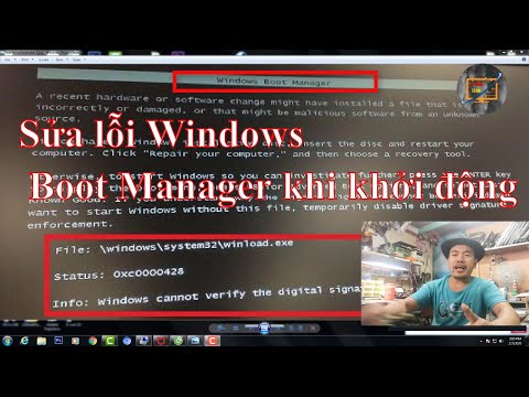 Sửa lỗi Windows Boot Manager khi khởi động