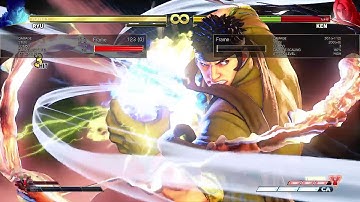 Ryu 601dmg corner back throw setup
