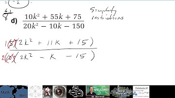 PC 20 6.1 #8d homework simplifying rational expressions