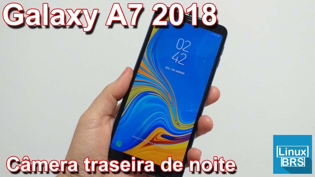 🔘 Samsung Galaxy A7 2018 Câmera traseira de noite YouTube