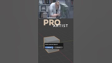 Noob Vs Pro Artist- Deleting DEFAULT Cube - Blender Tips