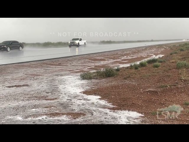 05-02-2023 Notrees, TX - Severe thunderstorm impacts drivers on HWY 302 class=