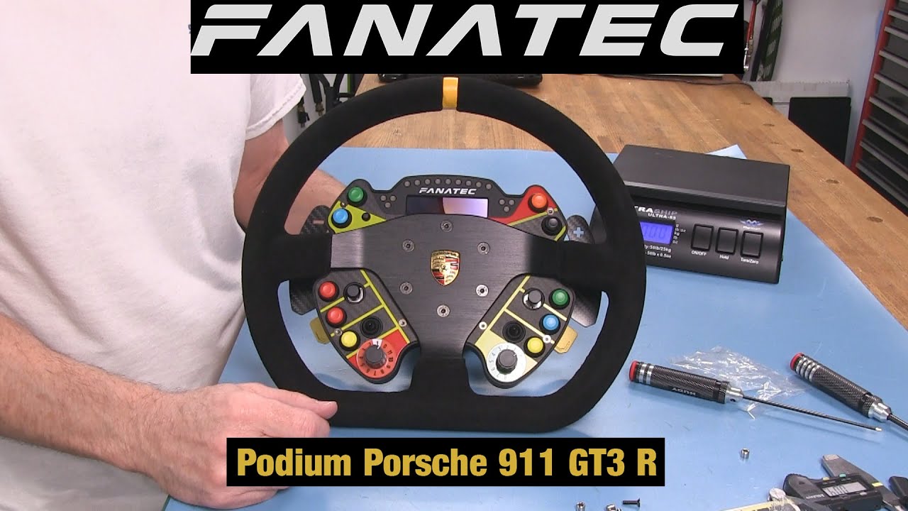 Fanatec Porsche 911 GT3 R Sim Racing Wheel - Review - YouTube