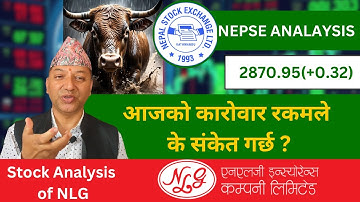 NEPSE Technical Analysis/NEPSE Daily Update/NEPSE Chart Analysis/NLG Analysis/Raju Paudel.