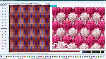 Bubble Stitch! 2 color bubble knit stitch Program Create By Hqpds
