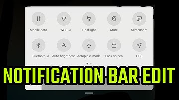 How To Change Notifications & toggles layout Xiaomi Redmi Phone