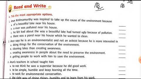 an interview with arun Krishnamurthi class 8 english ratna sagar  cbse exercise solution answers