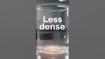 why does ice floats on water??