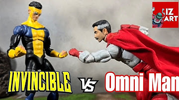 Invincible vs Omni Man Stop Motion Fight Short