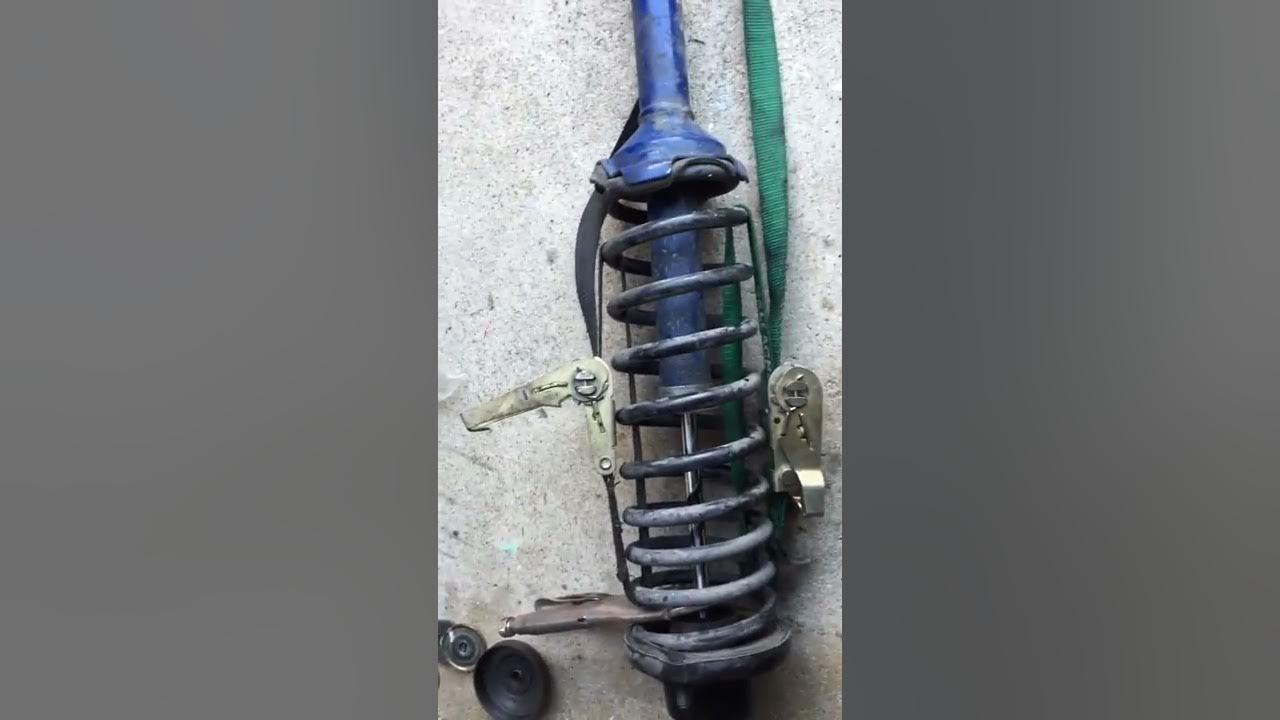 how to change struts without spring compressor safely YouTube