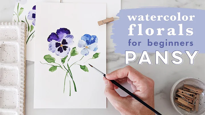 How to Paint a Watercolor Pansy