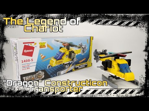 Qman Brick | 1408-5 | "Dragon" Constructicon Transporter | Unofficial Lego.