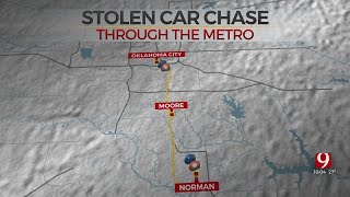 Man Captured By Authorities After Pursuit In Stolen Vehicle