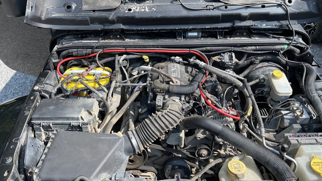 Jeep Wrangler electrical system upgrade! Optima yellow top battery, and