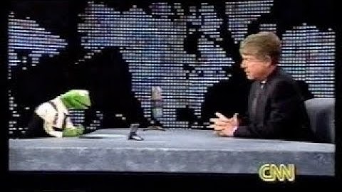 Larry King Live w Host Kermit the Frog and Guest Ted Koppel ( 1994)