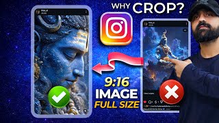 How To Upload Long Image On Instagram Without Crop | 9:16 Full Size | 2026 screenshot 4