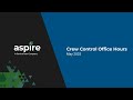 Crew Control Office Hours — May 2025