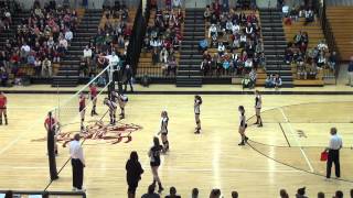 Erin Cox - Setter - #18 North Andover High Volleyball 11/7/2012 D-1 Semi-final