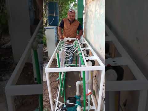 صنع منظومة تصفية ماء المهندس ابوحيدر المندلاوي