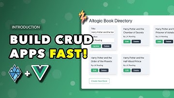 Introduction To Altogic & Vue 3 (Build a CRUD App)