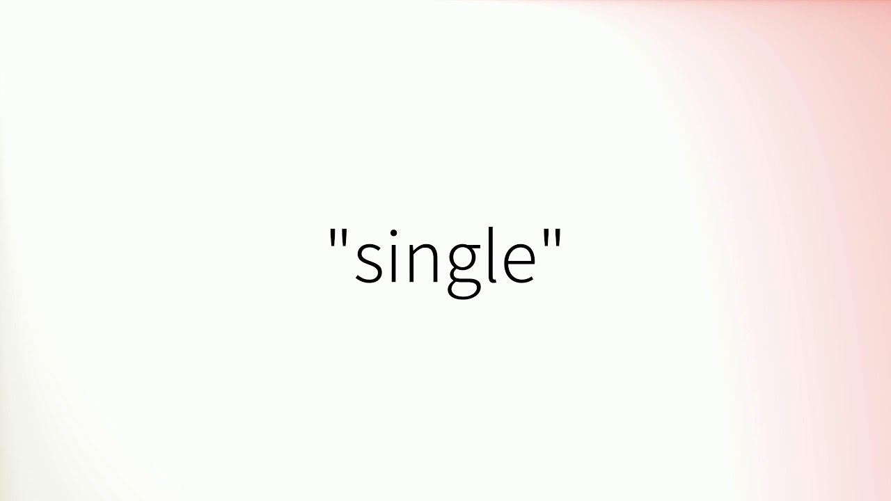 Wie Man Single Auf Deutsch Auspricht Youtube