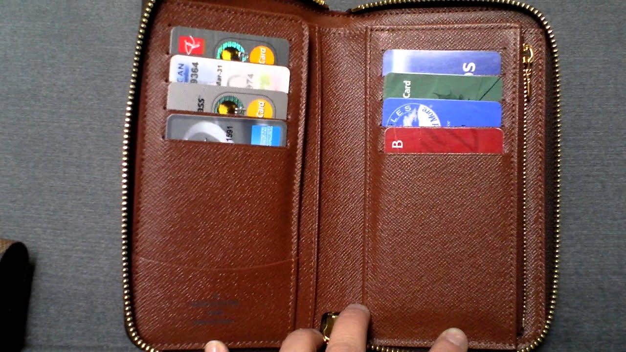 Comparison of Louis Vuitton Zippy Compact and Alexandra Wallet - YouTube