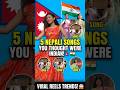 5 Nepali Gaane jo India me Viral hue! 🤯🇮🇳🇳🇵 #shorts #viral
