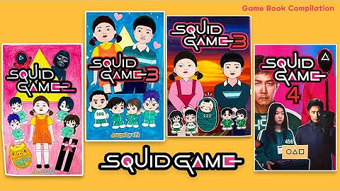 ✨Squid Game 2,3,4 Game Book Compilation✨