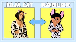RECREATING DOJA CAT IN ROBLOX ROYALE HIGH! - YouTube