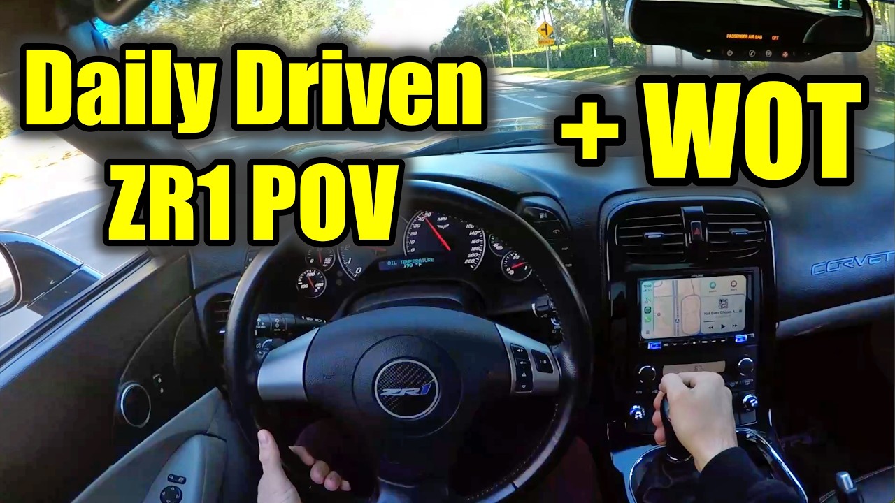 POV: You're daily driving my C6 ZR1 in weekday traffic.