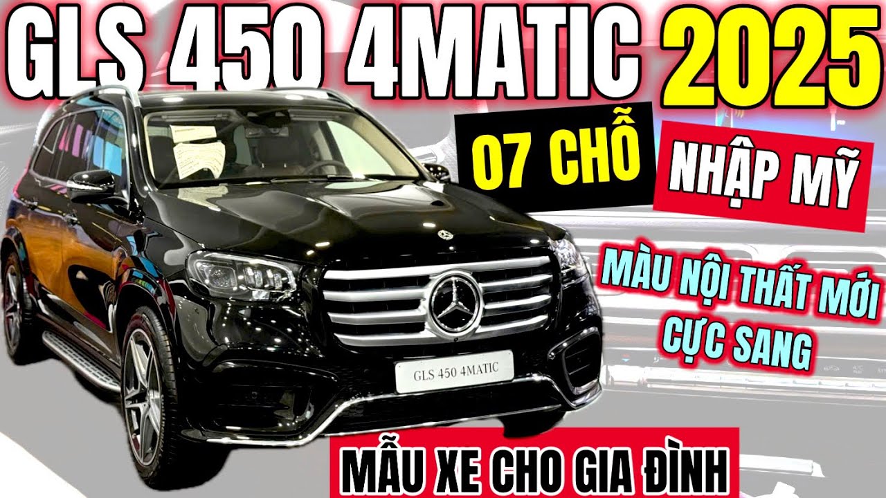 MERCEDES GLS450 4MATIC 2025 | Mẫu xe 07 Chỗ NHẬP MỸ | Đã Có Tính Năng Hỗ Trợ Đánh Lái Chủ Động 