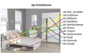 описание спальной на немецком, учимся понимать разговорный немецкий