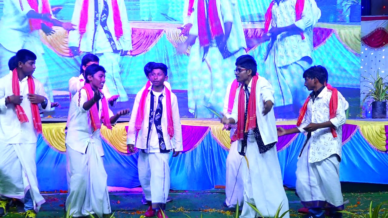 Apple school annual day dance performance by 9th boys ( katamarayadu ...