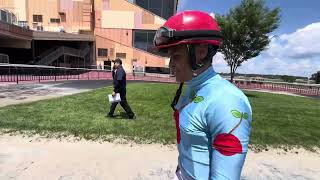 We talk with jockey Julio Correa on his win at Parx Racing  with PA Bred Dr Lou  Wealth