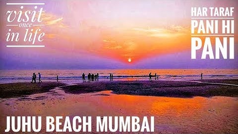 Juhu beach mumbai | sasural walo ne ghumaya juhu chopati.