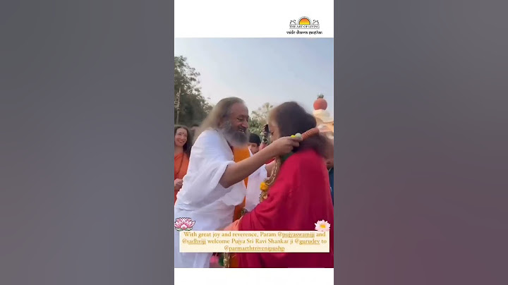 Gurudev in Kumbh Mela | Prayagraj | Art Of Living | Vaidic Dharma Sansthan
