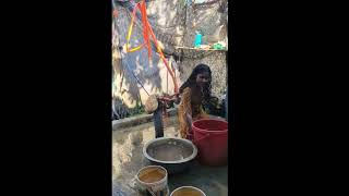 Desi Village Girls Hidden Bathing Vlog Part-1